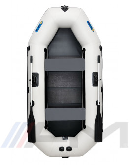 OMEGA - Надуваема гребна лодка с твърдо дъно 250 LSP PS PT Guard - светло сива
